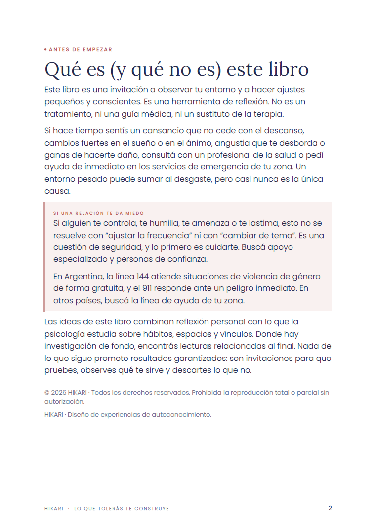 LO QUE TOLERÁS TE CONSTRUYE